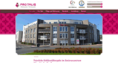 Desktop Screenshot of pro-talis.de