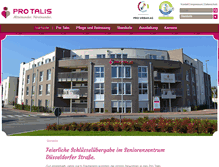 Tablet Screenshot of pro-talis.de